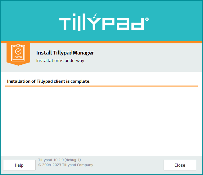 Tillypad Manager installation process